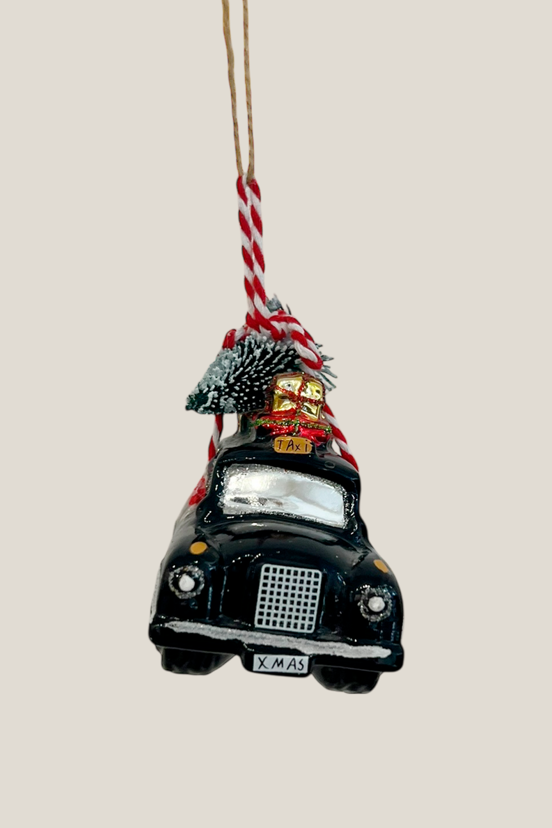Taxi londinense colgante de cristal - Adorno Navidad