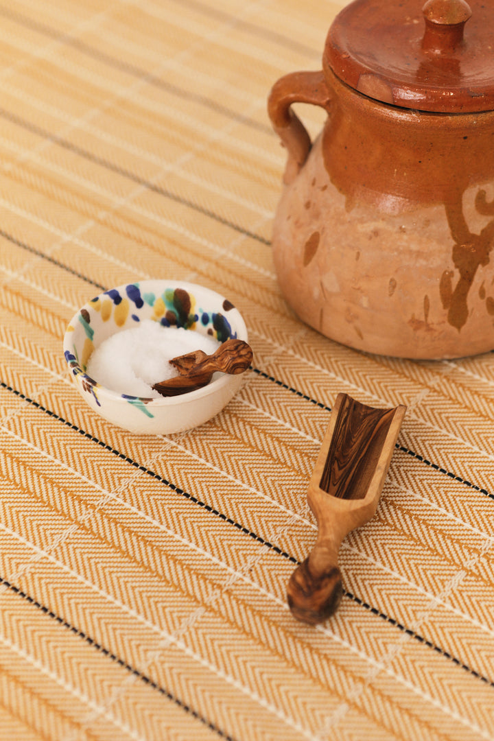 Palas de madera de olivo