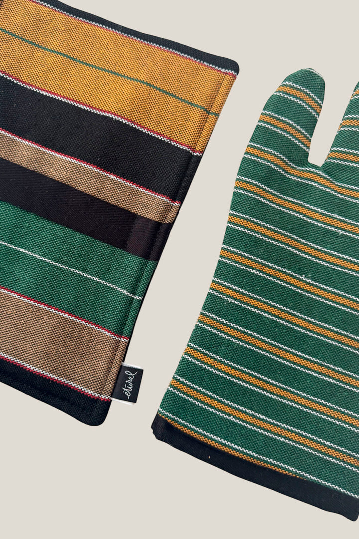 Set de horno tejido manchego