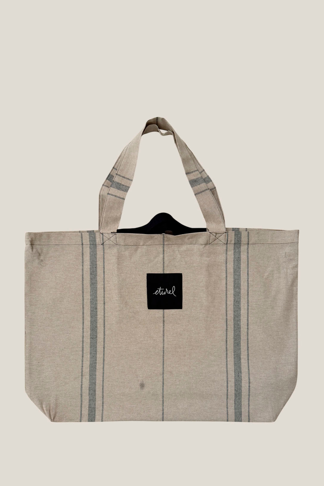 Bolso shopper maxi algodón quijote