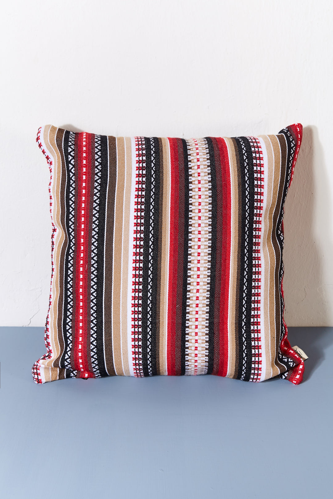 Funda cojín tejido manchego rojo 50cmx50cm
