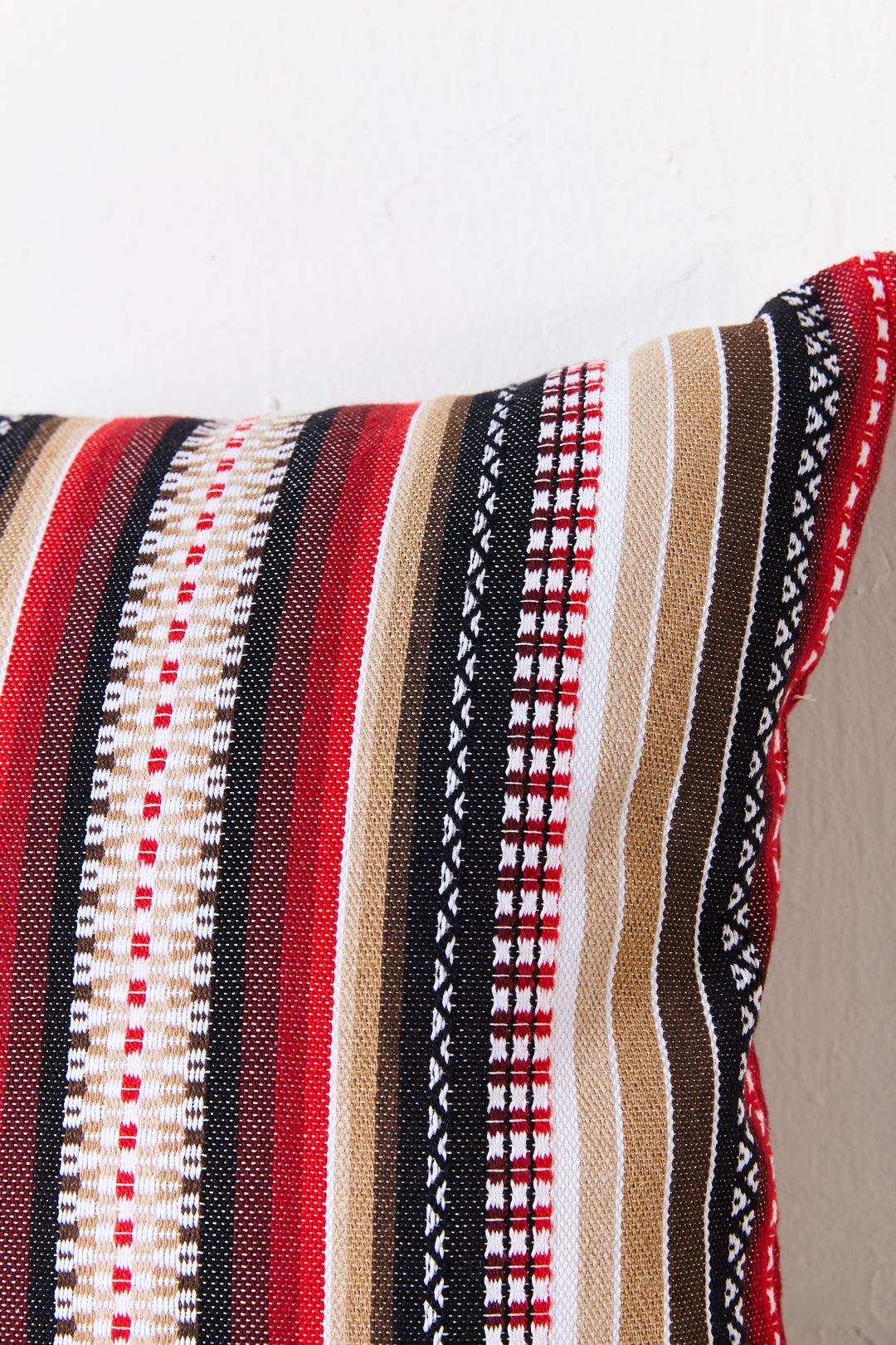 Funda cojín tejido manchego rojo 50cmx50cm