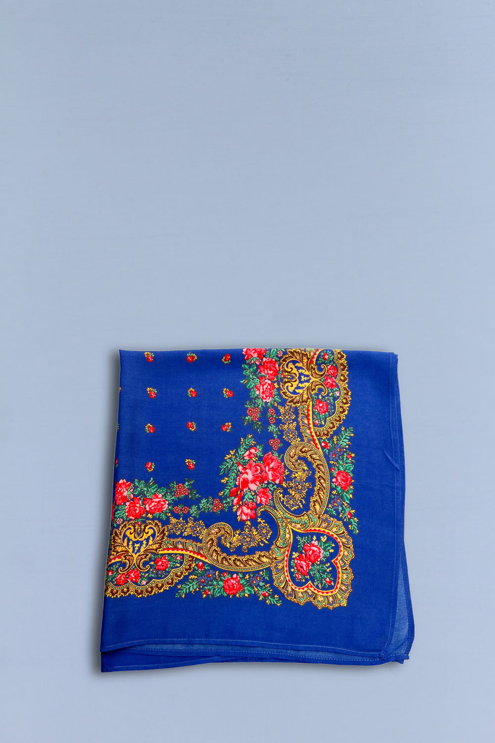 Pañuelo portugués azul pequeño detalle